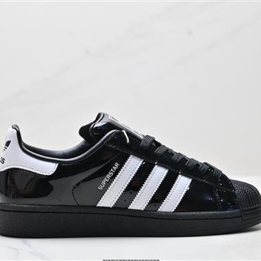 Adidas Originals Superstar貝殼頭系列 三葉草低幫經典百搭休閑運動板鞋