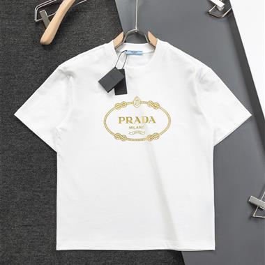 PRADA   2025夏季新款短袖T恤  尺寸偏大