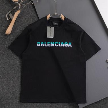 Balenciaga   2025夏季新款短袖T恤  尺寸偏大