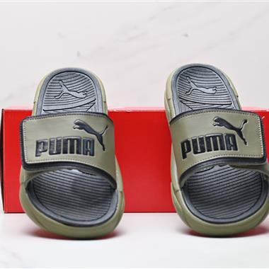 PUMA Royalcat Comfort Denim 彪馬 魔術貼 舒適透氣 橡膠底拖鞋