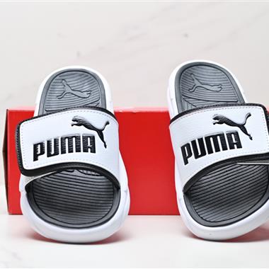 PUMA Royalcat Comfort Denim 彪馬 魔術貼 舒適透氣 橡膠底拖鞋