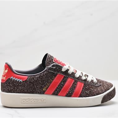 Brain Dead x Adidas Originals Forest Hills Core  舒適時尚薄底 防滑耐磨 低幫 板鞋