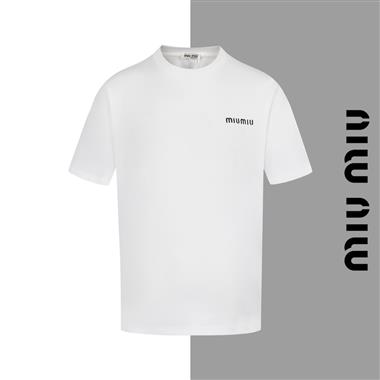 MIUMIU   2025夏季新款短袖T恤  尺寸偏大
