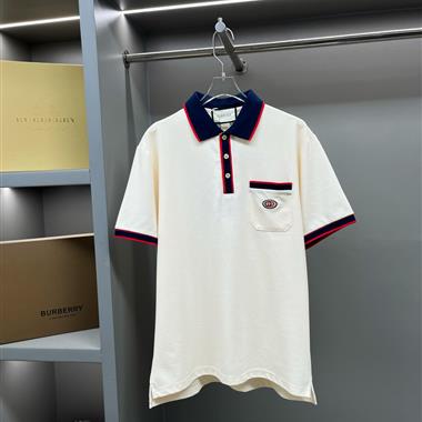 GUCCI    2025夏季新款短袖POLO衫