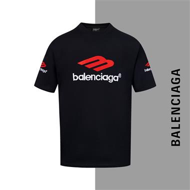 Balenciaga   2025夏季新款短袖T恤  尺寸偏大