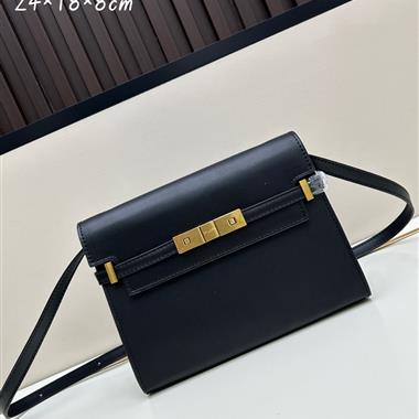 YSL   2025新款時女生時尚包包   尺寸：24x18x8CM