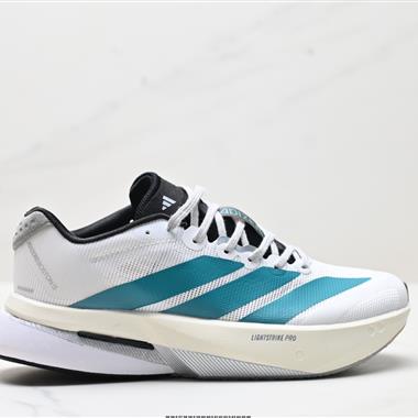 Adidas Adizero Boston 13   時尚舒適減震 低幫 休閑競速跑鞋