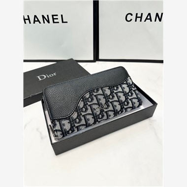 DIOR  2025新款時尚皮夾 尺寸：19*10CM