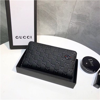 GUCCI  2025新款時尚皮夾 尺寸：20*10CM