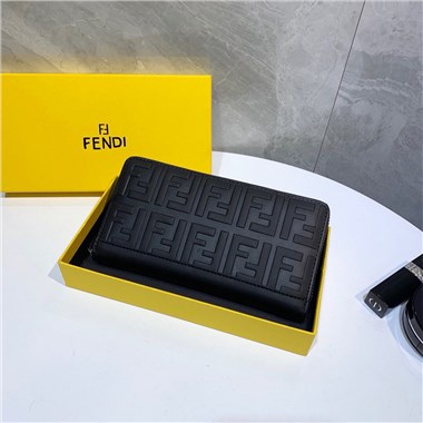 FENDI  2025新款時尚皮夾 尺寸：21*11CM