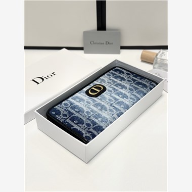 DIOR  2025新款時尚皮夾 尺寸：19*10CM