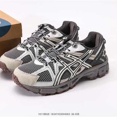 Asics Gel-Kahana 8 FL 碳灰銀亞瑟士經典戶外跑鞋
