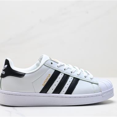 Adidas 三葉草 Originals Superstar貝殼頭系列低幫經典百搭休閒運動板鞋