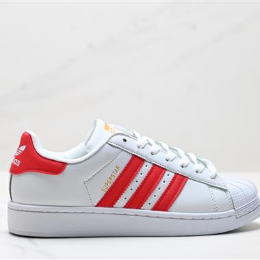 Adidas 三葉草 Originals Superstar貝殼頭系列低幫經典百搭休閒運動板鞋