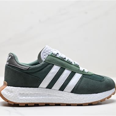 Adidas Retropy E5 新款運動休閒爆米花 三葉草 厚底跑鞋