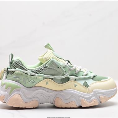 FILA FLUID 5 貓爪5.0 簡約舒適 防滑耐磨低幫老爹鞋