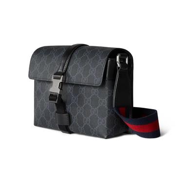 GUCCI    2025新款男生時尚包包 尺寸：18.5*13.5*7CM