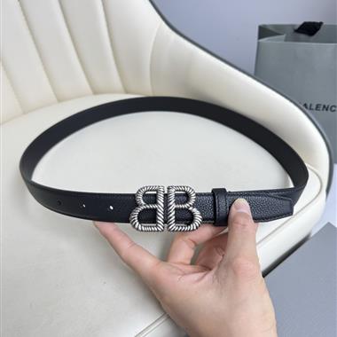 Balenciaga   2025新款時尚皮帶  2.5CM