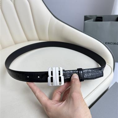 Balenciaga   2025新款時尚皮帶  2.5CM