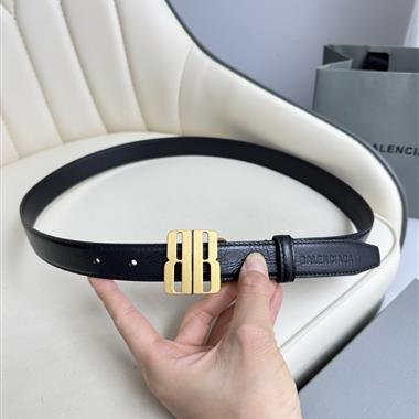 Balenciaga   2025新款時尚皮帶  2.5CM
