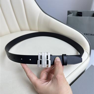 Balenciaga   2025新款時尚皮帶  2.5CM