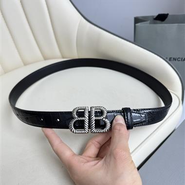 Balenciaga   2025新款時尚皮帶  2.5CM