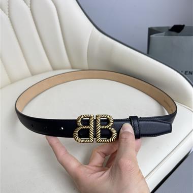 Balenciaga   2025新款時尚皮帶  2.5CM