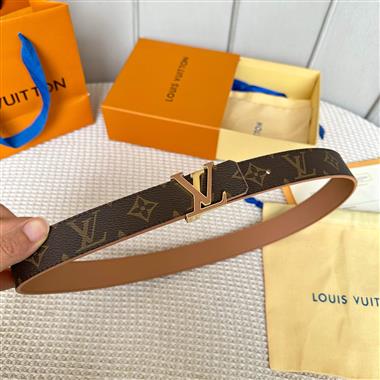 LOUIS VUITTON   2025新款時尚皮帶  3.0CM