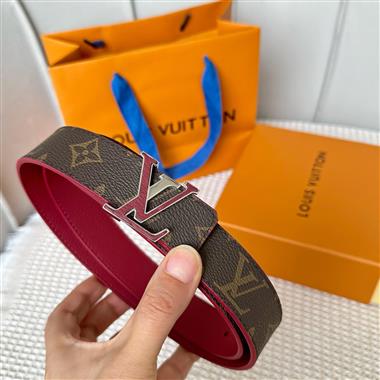 LOUIS VUITTON   2025新款時尚皮帶  3.0CM