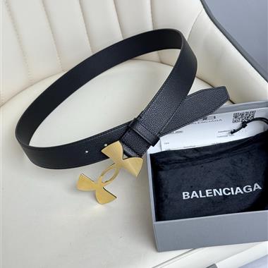 Balenciaga   2025新款時尚皮帶  3.5CM