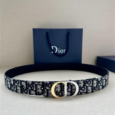 DIOR    2025新款時尚皮帶  3.5CM