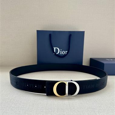 DIOR    2025新款時尚皮帶  3.5CM