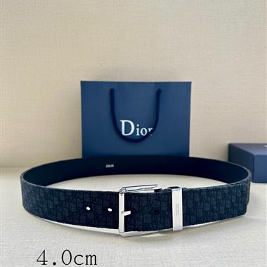 DIOR    2025新款時尚皮帶  4.0CM