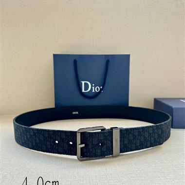DIOR    2025新款時尚皮帶  4.0CM