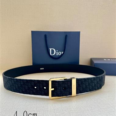 DIOR    2025新款時尚皮帶  4.0CM