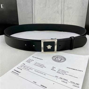 VERSACE   2025新款時尚皮帶  4.0CM