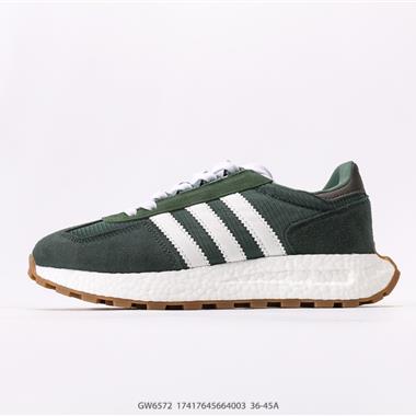 Adidas Retropy E5 新款運動休閒爆米花 三葉草 厚底跑鞋
