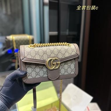 GUCCI   2025新款女生時尚包包 尺寸：23*6*14CM
