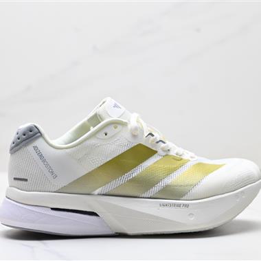 Adidas adizero BOSTON 13 透氣網眼競速跑鞋