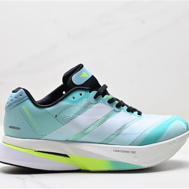 Adidas adizero BOSTON 13 透氣網眼競速跑鞋