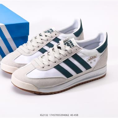 Adidas SL 72 RS 三葉草復古休閒跑步鞋休閒運動鞋