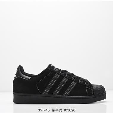 Adidas Superstar 阿迪達斯 三葉草 貝殼頭系列 皮面 街頭潮流復古經典 休閑運動鞋 