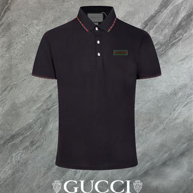GUCCI   2025夏季新款短袖POLO衫