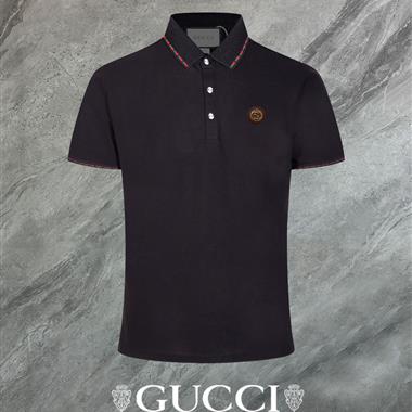 GUCCI   2025夏季新款短袖POLO衫