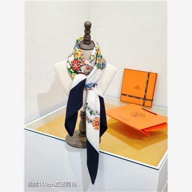 HERMES  2024秋冬新款時尚圍巾 尺寸：140-140