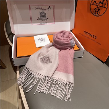 HERMES  2025秋冬新款時尚圍巾 尺寸：190-35
