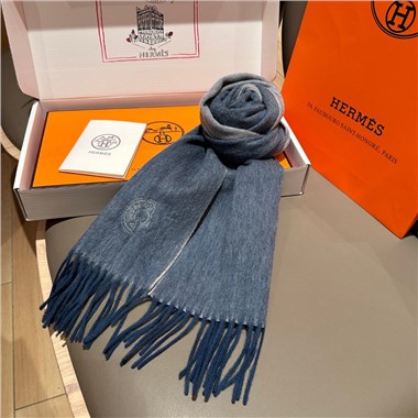 HERMES  2025秋冬新款時尚圍巾 尺寸：180-30