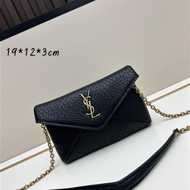 YSL   2025新款女生時尚包包 尺寸：19*12*3CM