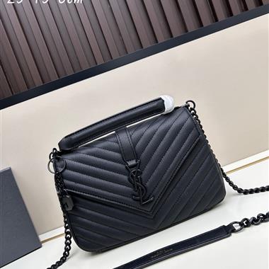 YSL   2025新款女生時尚包包  尺寸：25*15*8CM