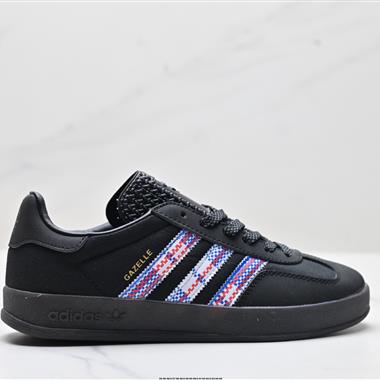 Adidas Originals Gazelle INdoor 三葉草休閒防滑耐磨低幫板鞋
